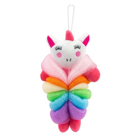 Martinelia Esponja De Baño Unicornio Esponja de baño infantil ayuda a crear más espuma para una ducha mágica