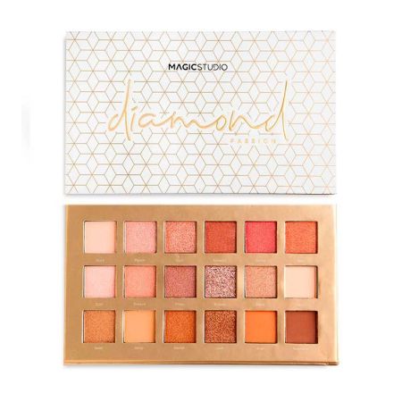 Magic Studio Diamond Passion Paleta Paleta de sombras de ojos ofrece una infinidad combinaciones 18 tonos