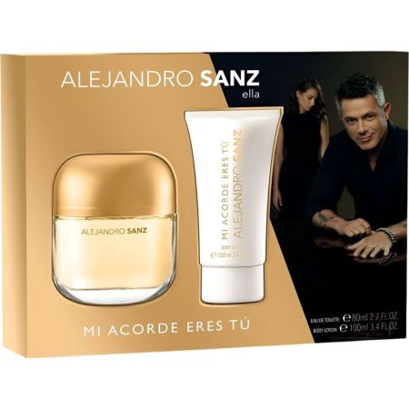 Alejandro Sanz Mi Acorde Eres Tú Ella Estuche Eau de toilette para mujer 80 ml