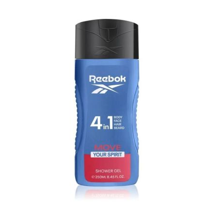 Reebok Move Your Spirit For Men Shower Gel 4 In 1 Gel de ducha perfumado para hombre