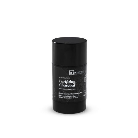 Idc Institute Skin Solution Purifying Charcoal Jabón Facial Jabón facial purificante limpia en profundidad y exfolia la piel