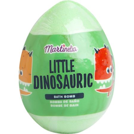 Martinelia Little Dinosauric Bomba De Baño Bomba de baño en forma de huevo de dinosaurio ideales para el baño de los más peques 100 gr 1 ud