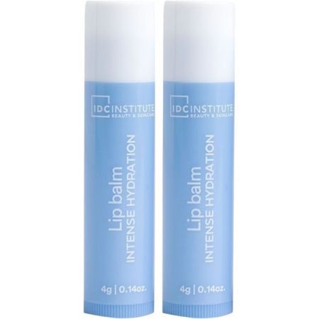 Idc Institute Intense Hydration Duo Lip Balm Bálsamo labial no pegajoso hidrata y repara profundamente durante todo el día 2 uds