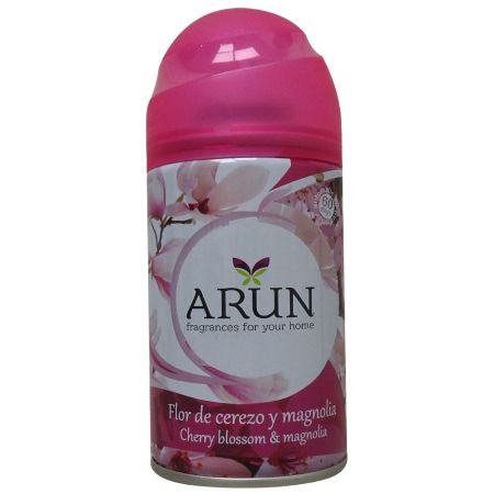 Arun Ambientador Flor De Cerezo Y Magnolia Ambientador para hogar refrescante y revitalizante con fragancia duradera 250 ml