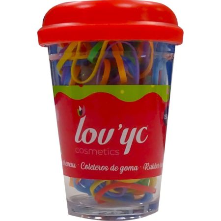 Lov'Yc Coleteros De Goma Bote Refresco Gomas para el cabello sujetan firmemente sin dañar 150 uds