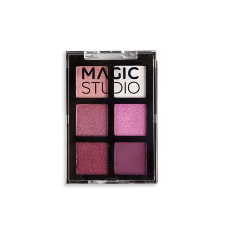 Magic Studio Eyeshadow Assorted Paleta Paleta de sombras de ojos colores versátiles y complementarios 6 tonos