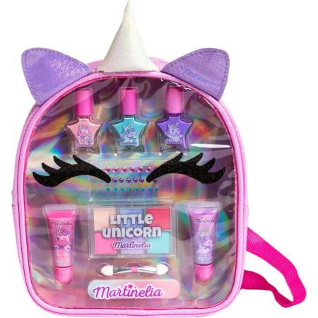 Martinelia Little Unicorn Mochila Set de maquillaje ideal para regalar repleto de diversión y estilo para los pequeños amantes del maquillaje