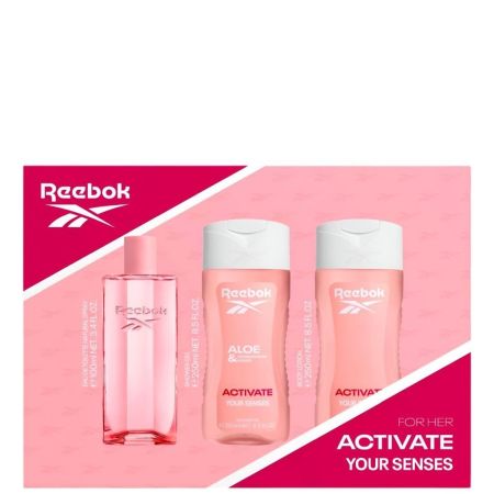 Reebok Activate Your Senses For Her Estuche Eau de toilette para mujer 100 ml