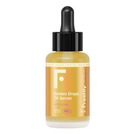 Freshly Cosmetics Golden Drops Oil Serum Sérum capilar fortalece la fibra capilar y reduce la rotura 50 ml