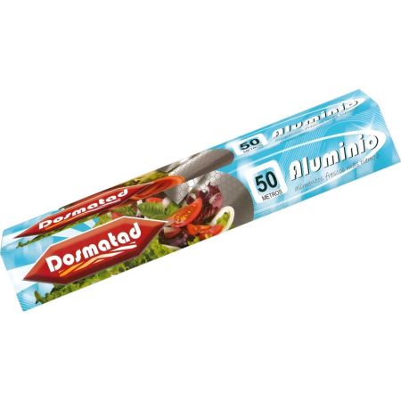 Dosmatad Papel Aluminio Papel de aluminio proporciona una barrera absoluta para proteger los alimentos