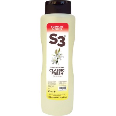 S-3 Classic Fresh Original Formato Ahorro Agua de colonia unisex 750 ml