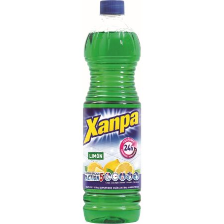 Xanpa Fregasuelos Limón Fregasuelos perfumado para superficies delicadas con aroma 24 horas 1000 ml