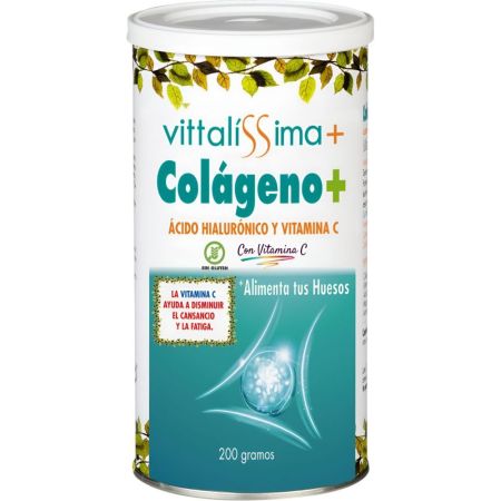 Vittalissima Colágeno+ Complemento Alimenticio Complemento alimenticio ayuda en la salud de huesos tendones y articulaciones 200 gr