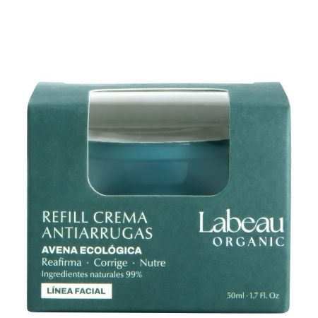 Labeau Organic Avena Ecológica Crema Antiarrugas Crema antiarrugas nutritiva ofrece efecto tensor reafirmante reduciendo arrugas 50 ml