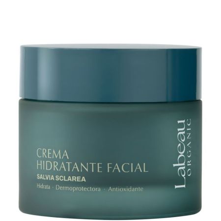 Labeau Organic Salvia Sclarea Crema Hidratante Facial Crema hidratante dermoprotectora y antioxidante prolonga la hidratación durante 24 horas 50 ml