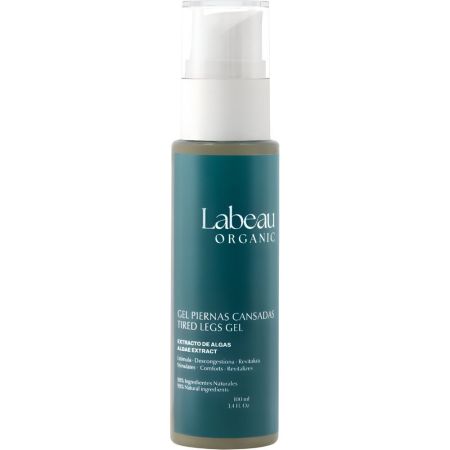 Labeau Organic Extracto De Alga Gel Piernas Cansadas Gel para piernas cansadas estimula descongestiona revitaliza y mejora la pesadez para mayor confort 100 ml