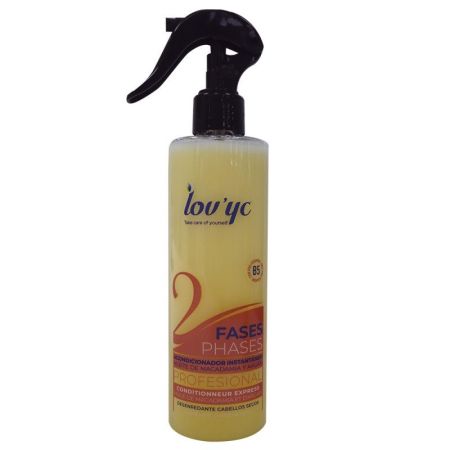 Lov'Yc 2 Fases Acondicionador Instantáneo Cabello Seco Acondicionador bifásico intantáneo repara nutre y protege el cabello seco 300 ml