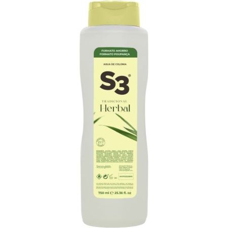 S-3 Herbal Tradicional Formato Ahorro Agua de colonia unisex 750 ml