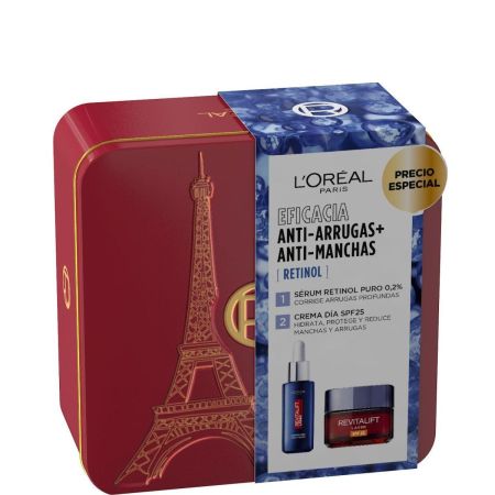 L'Oreal Revitalift Laser Estuche Tratamiento antiedad piel hidratada unificada y más firme