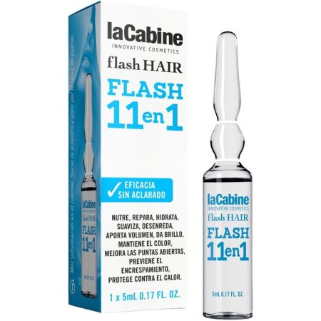 Lacabine Flash Hair Flash 11 En 1 Ampolla capilar cuidado y protección integral 5 ml