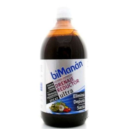 Bimanan Drenaje Reductor Ultra Complemento Alimenticio Complemento alimenticio ayuda a eliminar y remodelar la silueta de un modo natural 500 ml