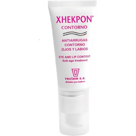 Xhekpon Contorno Ojos Y Labios Tratamiento Anti-Edad Contorno de ojos y labios antiedad y antiarrugas 15 ml