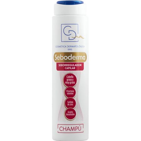 Cdm Seboderma Champú Champú alivia el prurito y elimina el exceso de secreción sebácea para cabello graso 200 ml