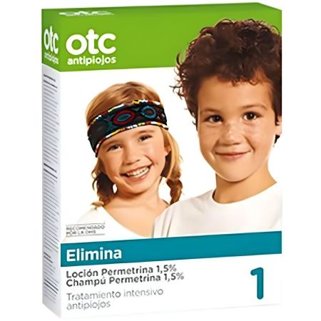 Otc Loción Permetrina 1,5% + Champú Permetrina 1,5 % Pack Tratamiento intensivo antipiojos