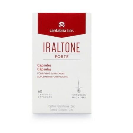 Iraltone Forte Complemento Alimenticio Complemento alimenticio anticaída y fortalecedor del cabello y las uñas 60 uds