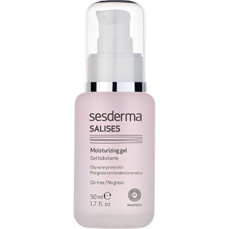 Sesderma Salises Gel Hidratante Gel hidratante elimina impurezas reduce y controla el exceso de sebo ofreciendo sensación de frescura 50 ml