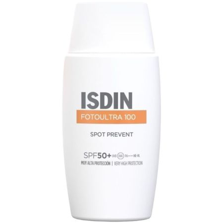 Isdin Fotoultra 100 Spot Prevent Spf 50+ Fotoprotector previene las manchas producidas por el sol 50 ml