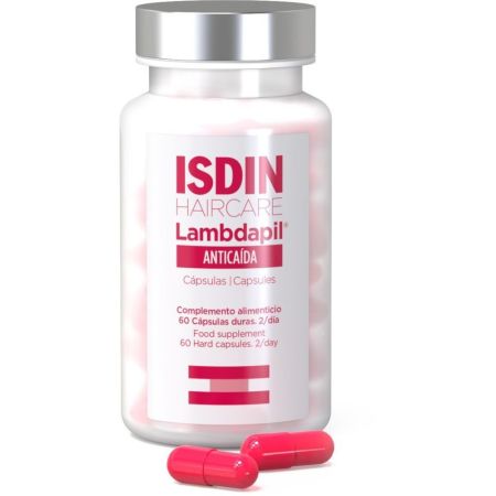 Isdin Lambdapil Anticaída Haircare Cápsulas anticaída cabello fuerte y sano 60 uds