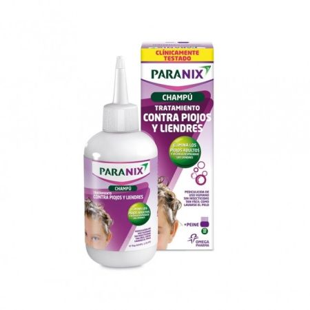 Paranix Champú Tratamiento contra piojos y liendres testado clinicamente 200 ml