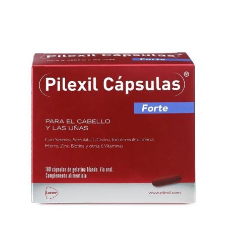 Pilexil Cápsulas Forte Tratamiento preventivo contra la caída excesiva de cabello 100 uds