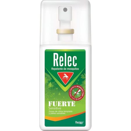 Relec Fuerte Sensitive Repelente De Mosquitos Spray Repelente corporal antimosquitos protección eficaz ofrece hastqa 7 horas de protección 75 ml