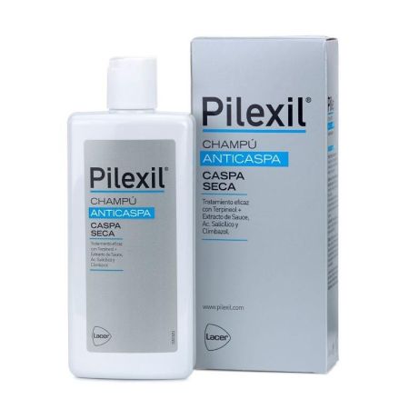 Pilexil Anticaspa Caspa Seca Champú Champú para caspa seca regula y disminuye la descamación eliminado el picor 300 ml