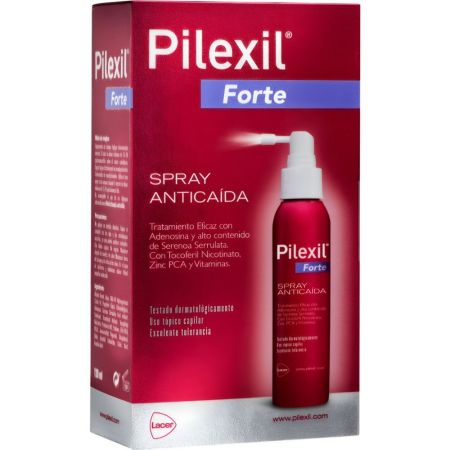 Pilexil Forte Spray Anticaída Spray frena la caída acelerada alargando el ciclo de vida capilar 120 ml