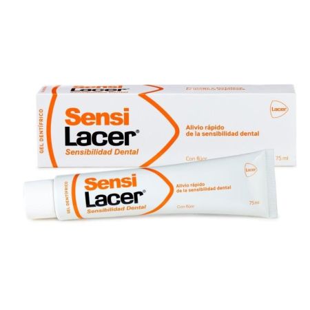 Lacer Sensi Gel Dentífrico Pasta de dientes con flúor alivio rápido de la sensibilidad dental 125 ml