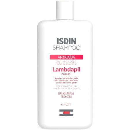 Isdin Lambdapil Anticaída Champú Champú reductor de la caída excesiva del cabello 400 ml