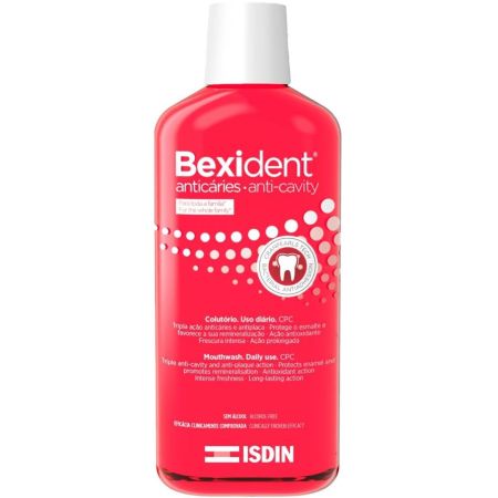 Isdin Bexident Anticaries Colutorio Enjuague bucal anticaries antiséptico y antiplaca