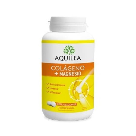 Aquilea Colágeno + Magnesio Complemento Alimenticio Complemento alimenticio para las articulaciones huesos y músculos 240 uds