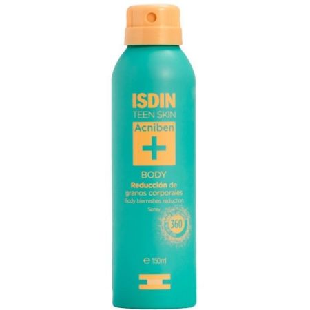 Isdin Acniben Reducción De Granos Corporales Spray Body Lotion Loción corporal para piel grasa con tendencia acnéica 150 ml