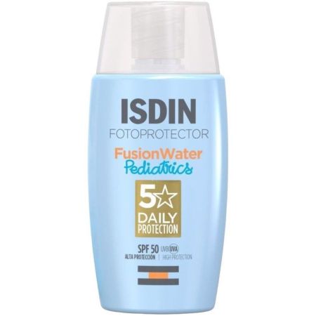 Isdin Fusionwater Magic Pediatrics Fotoprotector Spf 50 Protección solar infantil rápida absorción con vitamina e y dexpantenol 50 ml