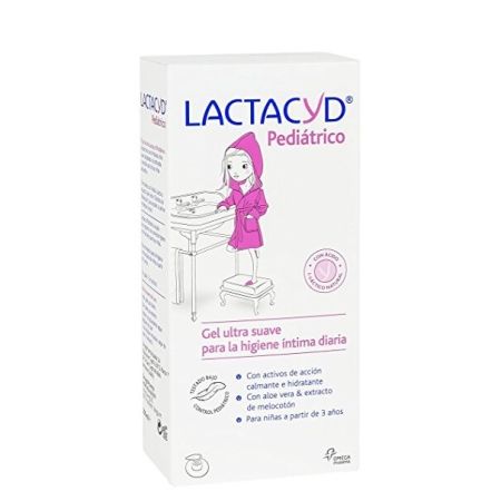 Lactacyd Pediátrico Gel Ultra Suave Para La Higiene Íntima Diaria Gel de higiene íntima para niñas a partir de 3 años limpieza ultra suave 200 ml