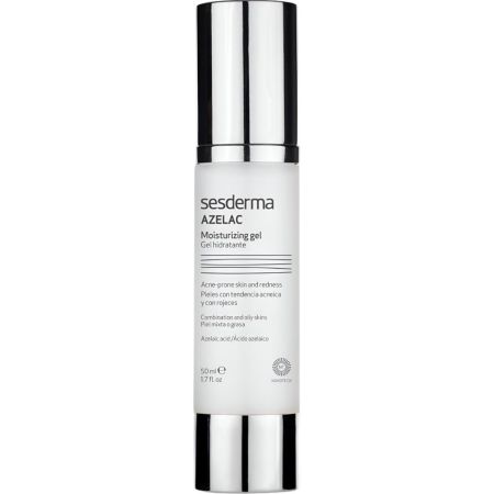 Sesderma Azelac Gel Hidratante Crema hidratante calmante y antiedad ideal para disimular las rojeces desde la primera aplicación 50 ml