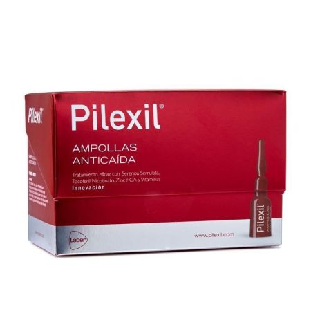 Pilexil Ampollas Anticaída Ampollas fórmula preventiva frente a todos los factores que intervienen en la caída del cabello 15x5 ml