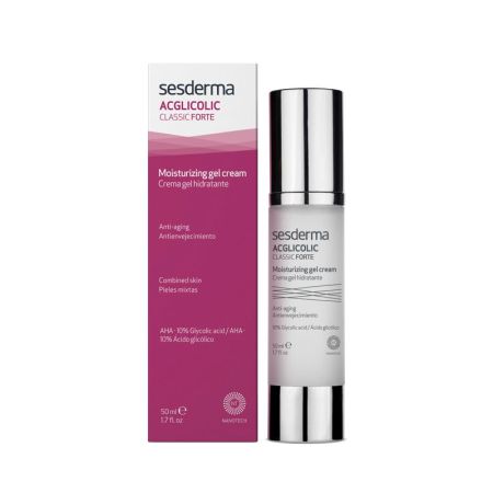 Sesderma Acglicolic Classic Forte Crema Gel Hidratante Crema hidratante antienvejecimiento calma protege y regenera 50 ml