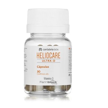 Heliocare Ultra-D Cápsulas Cápsulas de fotoprotección aumentan la resistencia neutralizan y reparan el daño solar 30 uds