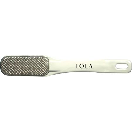 Lola Raspador De Durezas Metálico Raspador de acero inoxidable trata y elimina eficazmente las durezas de los pies 19 cm