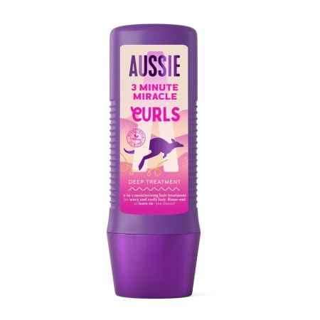 Aussie Curls 3 Minute Miracle Mascarilla vegana e hidratante para todo tipo de cabello 225 ml